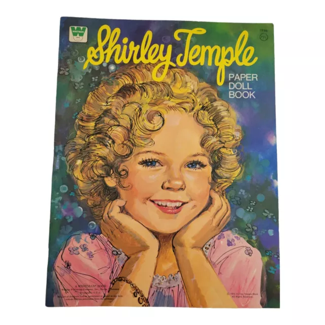 Vintage Shirley Temple Paper Doll Book  Whitman Paper Doll  1976 New Old Stock