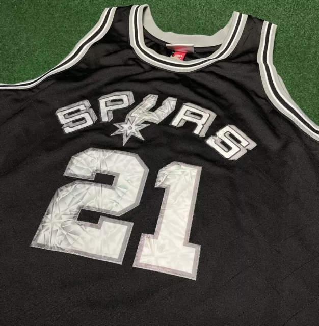 San Antonio Spurs Tim Duncan Mitchell & Ness NBA 75th Diamond Swingman Jersey 2X
