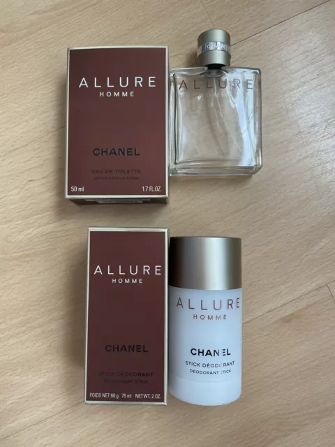 EMPTY CHANEL ALLURE Perfume Bottle & Box 100ml Eau De Parfum £5.00 -  PicClick UK
