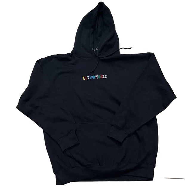 Felpa con cappuccio nera Travis Scott Astroworld XXL *CLEARANCE* nuovissima