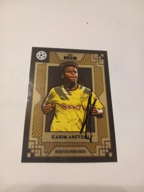 Trading Card signiert Karim Adeyemi Borussia Dortmund NEU