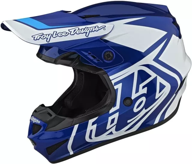 Troy Lee Designs GP Overload Helmet Blue/White 2XL - 103252036