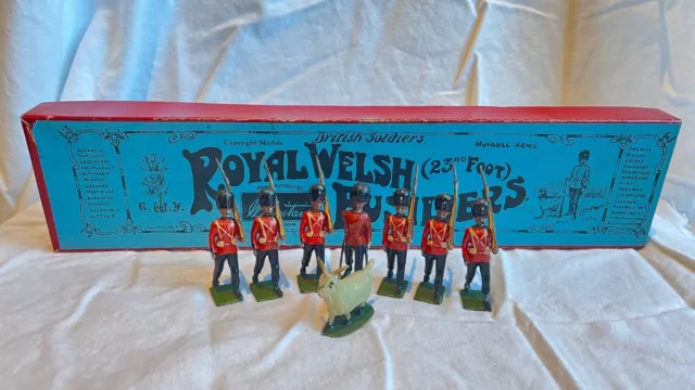 Britains Royal Welsh Fusiliers with Original Box, No. 74