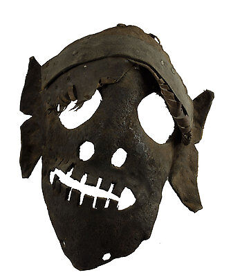 Ancien Masque de Chamane cuir -Rituel tantrique-Himalaya-Tibet Nepal- 6803
