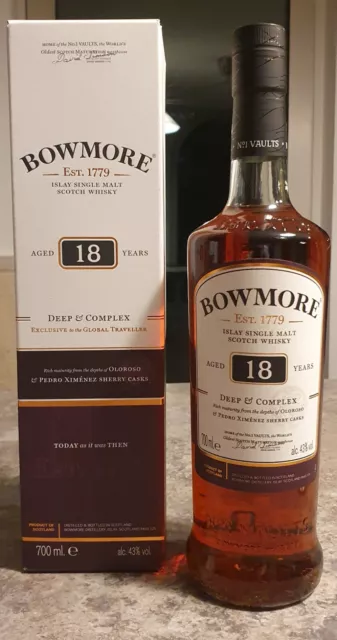 Bowmore 18yo DEEP & COMPLEX - Travel Retail Exclusive Release - 43% 0,7l