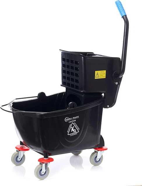 79200 Mop Bucket with Wringer, Black