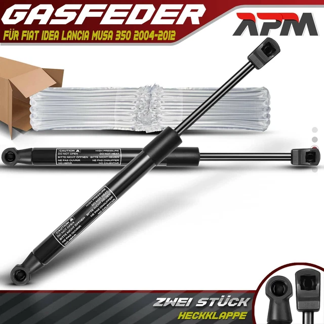 2x Gasfeder Dämpfer Heckklappe für Fiat Idea Lancia Musa 350 2004-2012 46830389