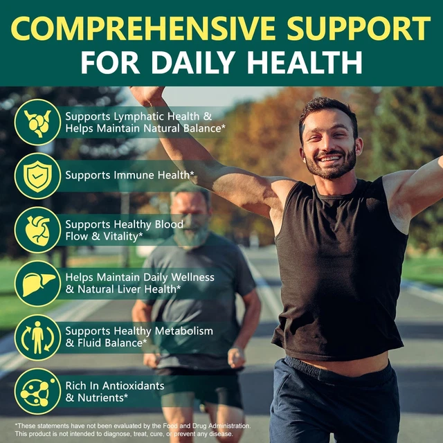 LYMPHATIC DRAINAGE SUPPLEMENTS 21 In 1 Botanical Detox Formula For LYMPHATIC DRAINAGE SUPPLEMENTS 21 In 1 Botanical Detox Formula For