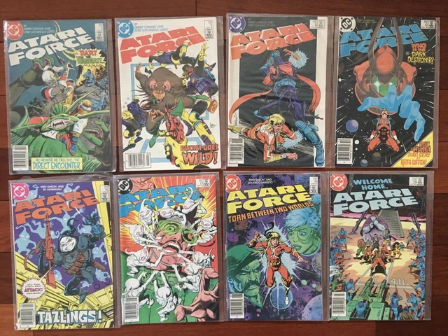 LOT 8 Comics~Atari Force #2,#3,#6,#12,#16,#17,#18,#19 Atari Special DC Comics 🔥