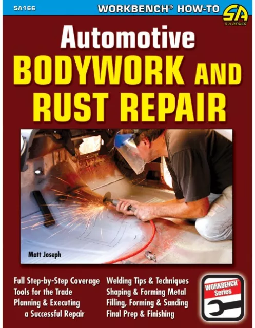Automotive Bodywork & Rust Repair Book-Patch Panels-Welding-Fab-1932 ford~NEW