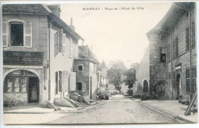 CP 70 Haute-Saône - Marnay - Place de l'Hôtel de Ville