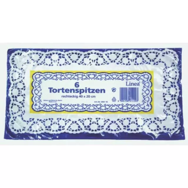 Tortenspitzen 20x40cm weiß DEMMLER 3901100628 (4004158012003)