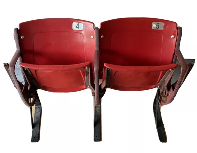 St. Louis Cardinals Game Used Busch Stadium Seats #4 & #5 MLB HOLO Pujols Molina