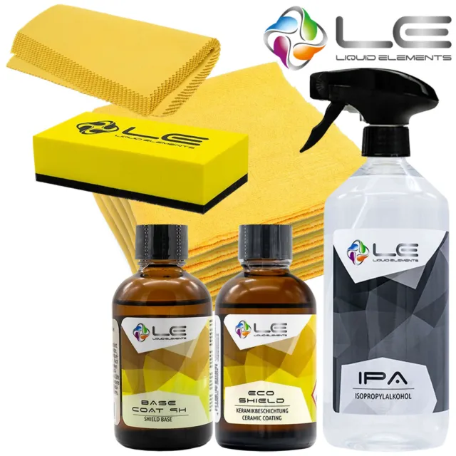 Liquid Elements Base Coat Eco Shield Keramikversiegelung CERAMIC SHIELD SET