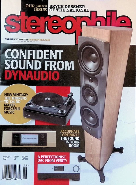 Stereophile Magazine August 2021 Audio Hi-Fi Music Dynoaudio Accuphase Sound