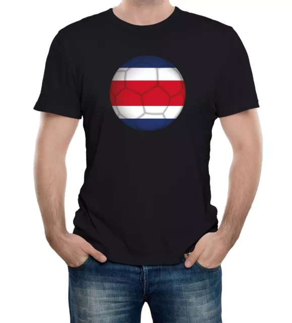 Mens Costa Rica Football Supporter T-Shirt World Cup Euros Copa America Country