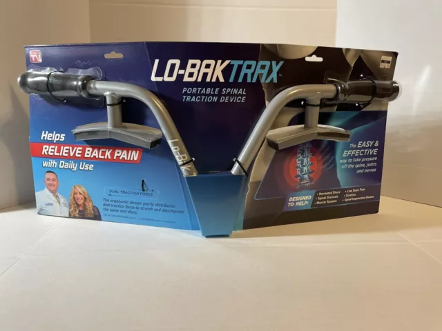 LO-BAK TRAX Portable Spinal Traction DECOMPRESS Sciatica Low Back Pain NEW