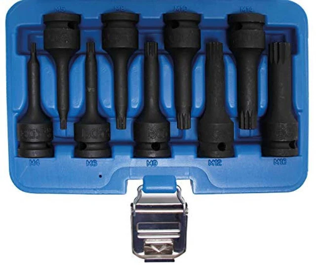 BGS forza inserto Bit Set, interno XZN M4 – 16, 12,5 mm, 9 pezzi, 1 pezzo, 548