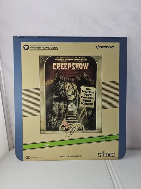 Vintage CED Creepshow George Romero Stephen King Horror UNTESTED!
