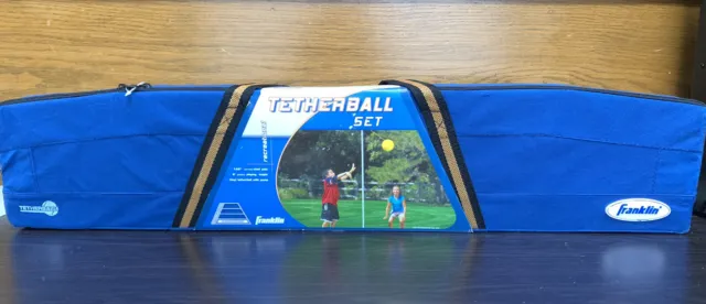 Franklin Sports Advanced Tetherball Set Tetherball Ball, Rope and Pole Set