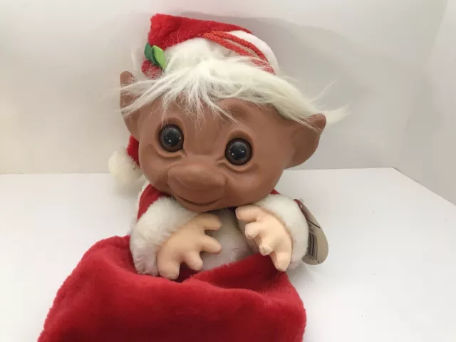 Norfin Big Head Troll Doll Christmas Stocking Troll Stocking