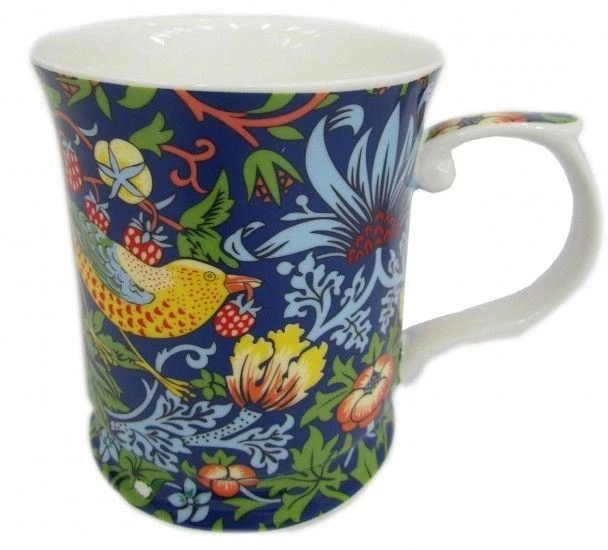 Gift Boxed Set Of 4 Fine China William Morris Mugs