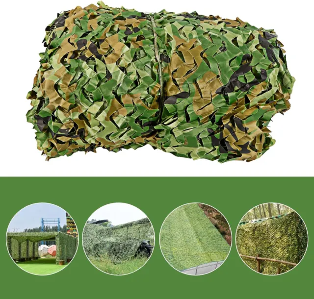 26X26FEET CAMOUFLAGE NET Hunting Army Camping Camo Large Tactical ...