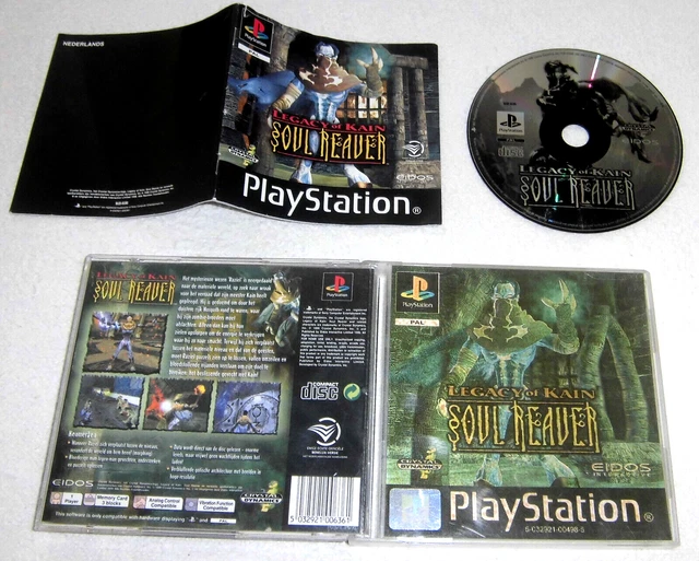 PLAYSTATION PS1 LEGACY of Kain Soul Reaver [PAL NL/ UK] CIB Console ...