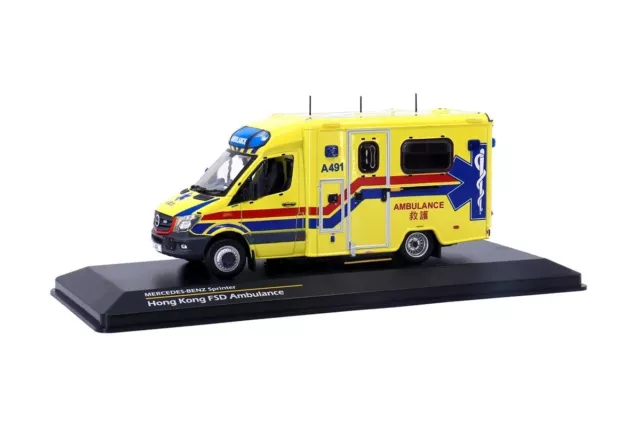 Tiny City Hobby 1/43 MERCEDES-BENZ Sprinter FL HKFSD Ambulance (A491) Model Car 2