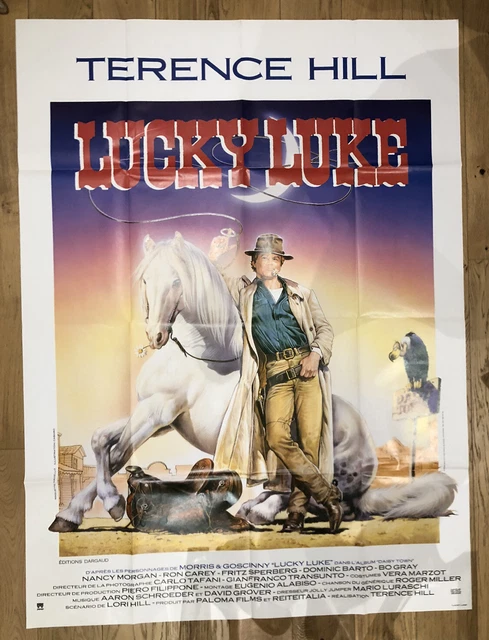 Affiche De Cinema 120 Par 160 Cm : Lucky Luke @ Terence Hill @ Bel Etat