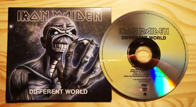 Iron Maiden Different World Promo Cd/Dvd Cdemdj714