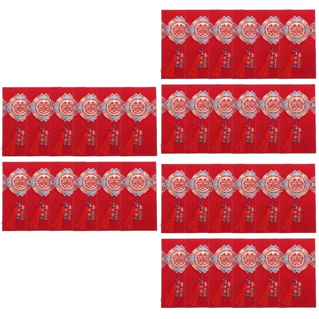 120 Pz Capodanno Cinese Buste Rosse Carta Pacchetti Rossi - Foto 5