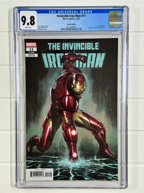 Invincible Iron Man #11 (2023 Marvel Comics) Adi Granov Variant CGC 9.8
