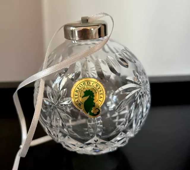 Waterford Crystal Christmas Ball Ornament