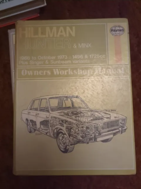 Hillman Hunter ( Minx, Singer & Sunbeam Variants) Haynes Manual