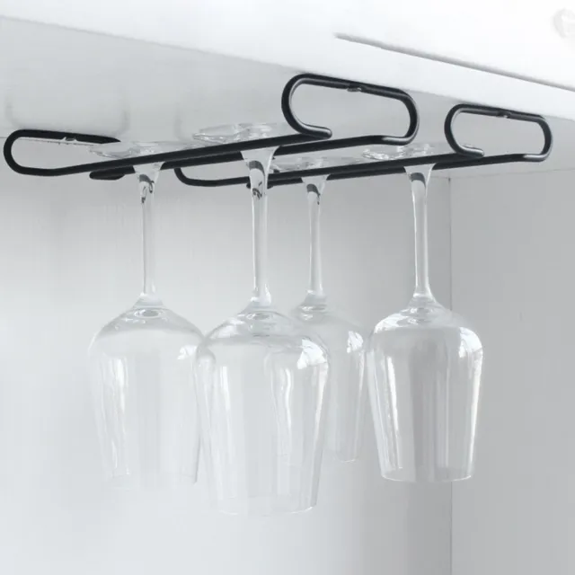 Inverted Design Durable And Practical Wine Glass Rack Drain Holder Kitchen