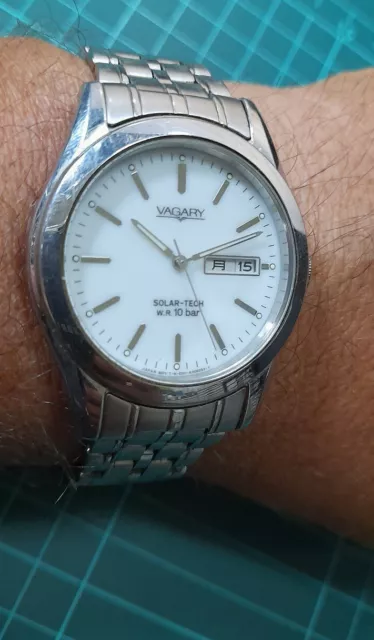 OROLOGIO VAGARY BY CITIZEN Japan Mov. T QUARTZ VINTAGE