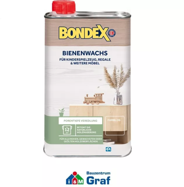 Bondex Cera de Abejas Incoloro 0,5 L, para Muebles Cuidado Y Acabado /# 873299