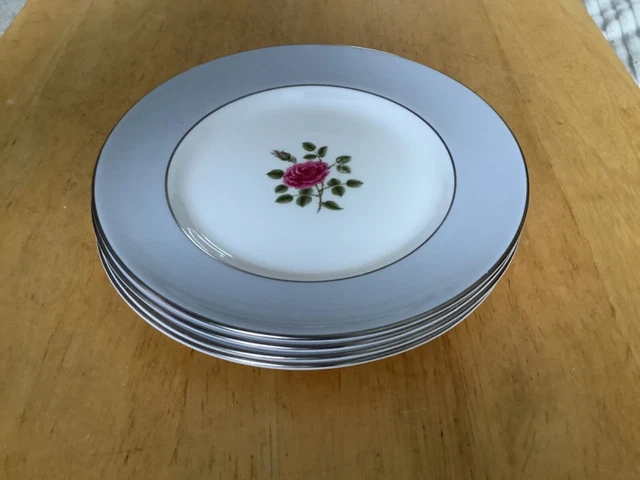 Royal Doulton H4940 Piatti da tè Chateau Rose 4 lati/16 cm prima qualità