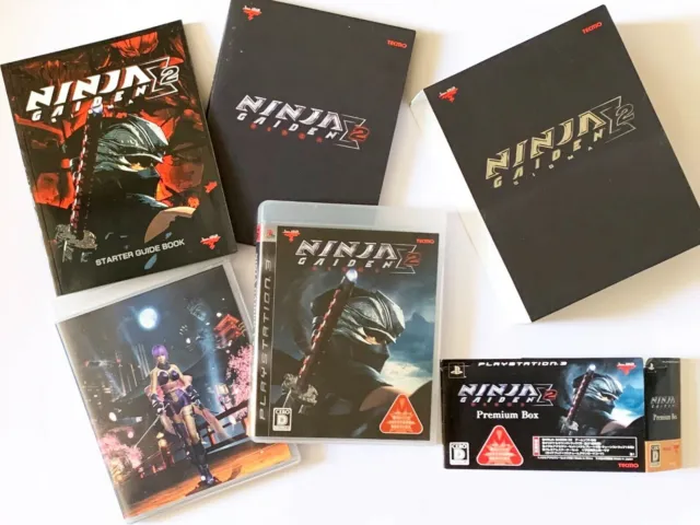 PS3 Ninja Gaiden Sigma 2 Premium Box w/Spine Accessory Playstation 3 Game Japan