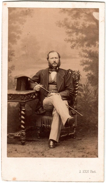 Cdv.Vicomtesse Louis de Pitray (Flavigny)+fils François & Antoine.Photo