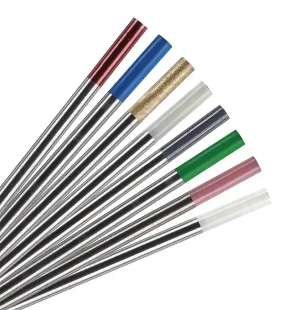 5 x TIG Welding Tungsten Electrode 1.6mm x 150mm  RED, WHITE, GOLD, GREY ect.