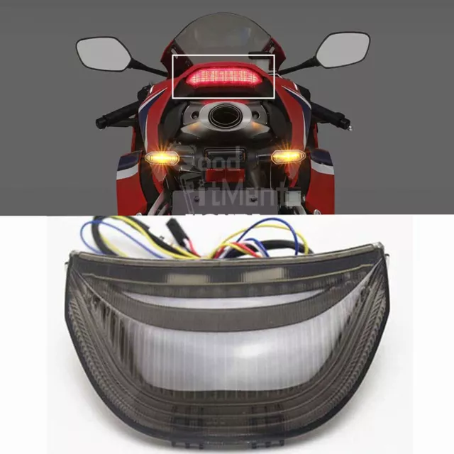 LED Tail Light Integrated Turn Signals 12V For Honda CBR 600RR 1000RR 2003-2007