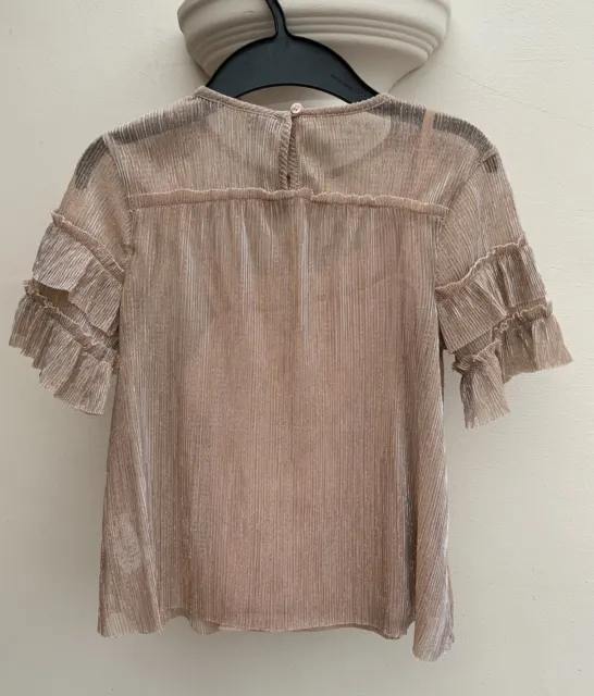 Girls Next Shimmer Two Piece Top Age 9 RRP £16.00 New Without Tags! 3