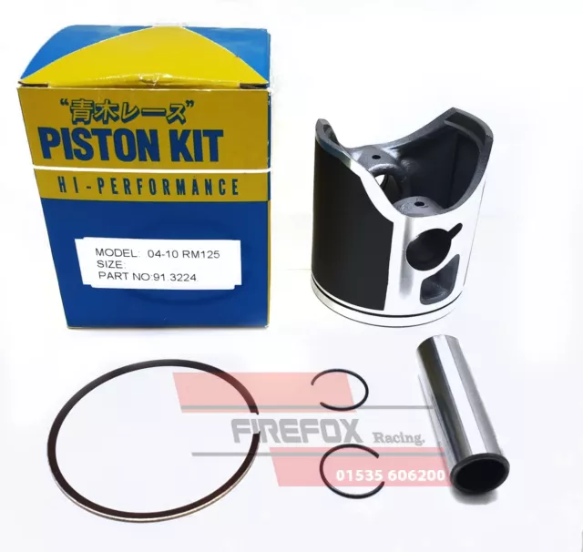 Suzuki RM125 2008 54mm Bore Mitaka Racing Piston Kit