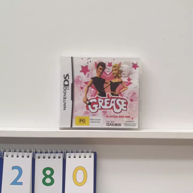 Grease Nintendo DS game + manual oz280