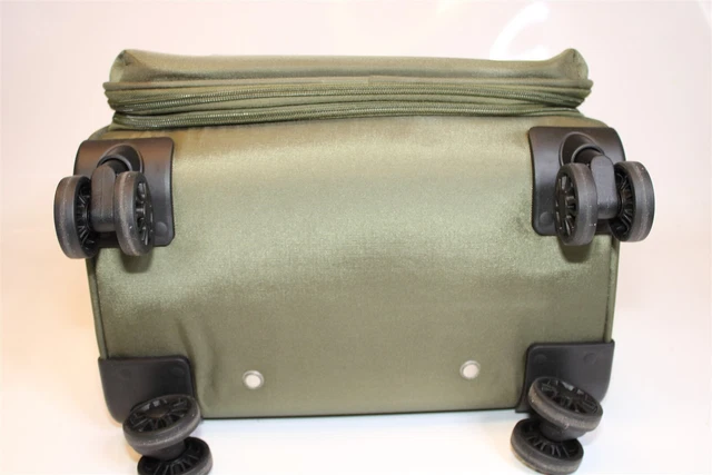 Samantha Brown Olive Geo Camo 2PC Set Carry On / Tote NEW Luggage S7655-35-2PC 10