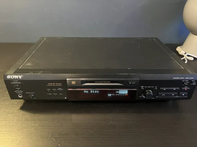 Sony MDS-JE520 Stereo Mini Disc Recorder