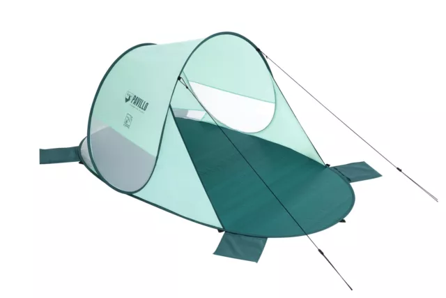 Bestway Tente de Plage Pop-up - Pavillo - 200x120x90 - Vert - Protection Solaire