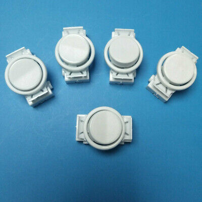 6Pc OJ-336 250V 3A Lamp Pushbutton Switches for Table Lamp Ceiling Lights, Round